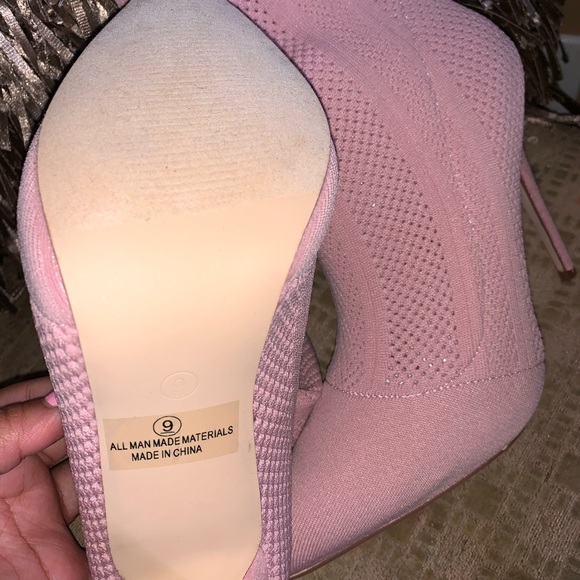 Pink booties - Picture 2 of 2